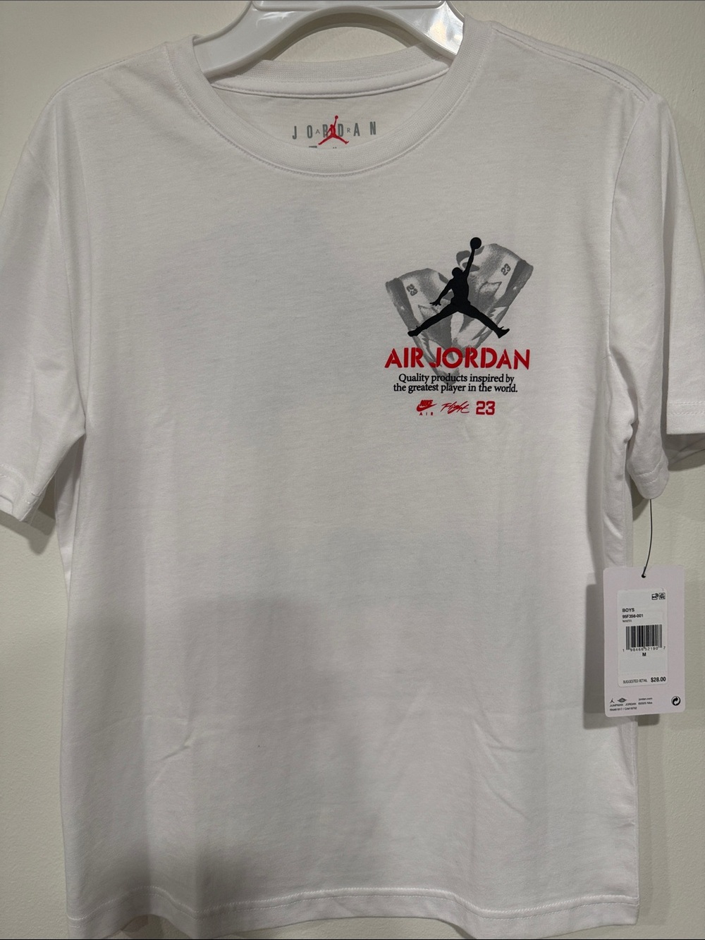 Jordan Men’s White Graphic T-Shirt